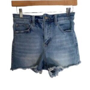 Vervet Light Wash High Rise Jean Shorts Small